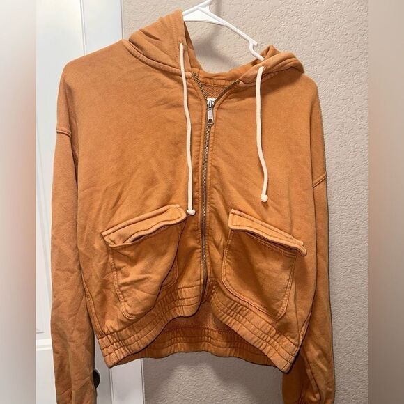 aerie Jackets & Blazers - Aerie Cropped Full Zip Hooded Jacket